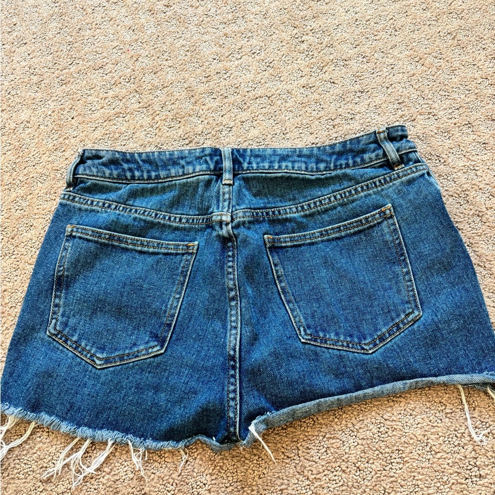 Levi's Blue Jean Shorts Distressed Cut-Off Style